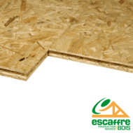 Dalle - OSB 3 - ép. 25 mm  (28) - dalle de 2,50 x 0,625 ml - KRS